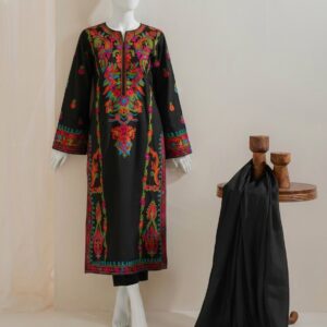 3PC Luxury Embroidered Lawn Dress LM 153B